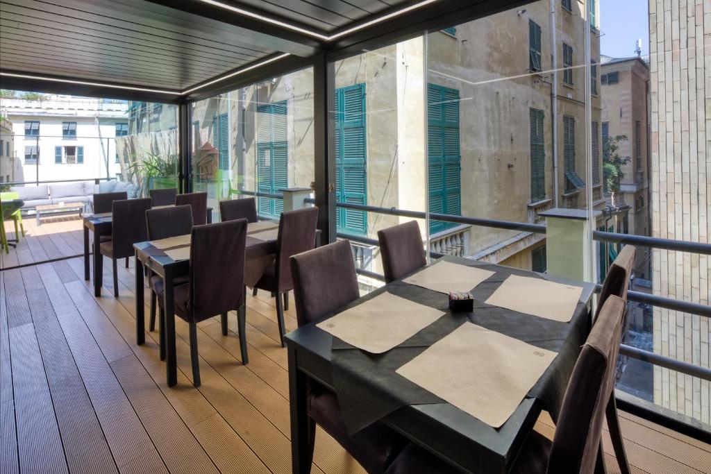 Balkón nebo terasa v ubytování Hotel Doria