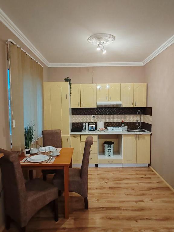 Una cocina o zona de cocina en Sun and river Apartments
