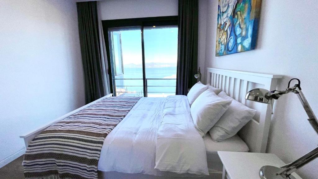 Postel nebo postele na pokoji v ubytování Villa DS Luxury