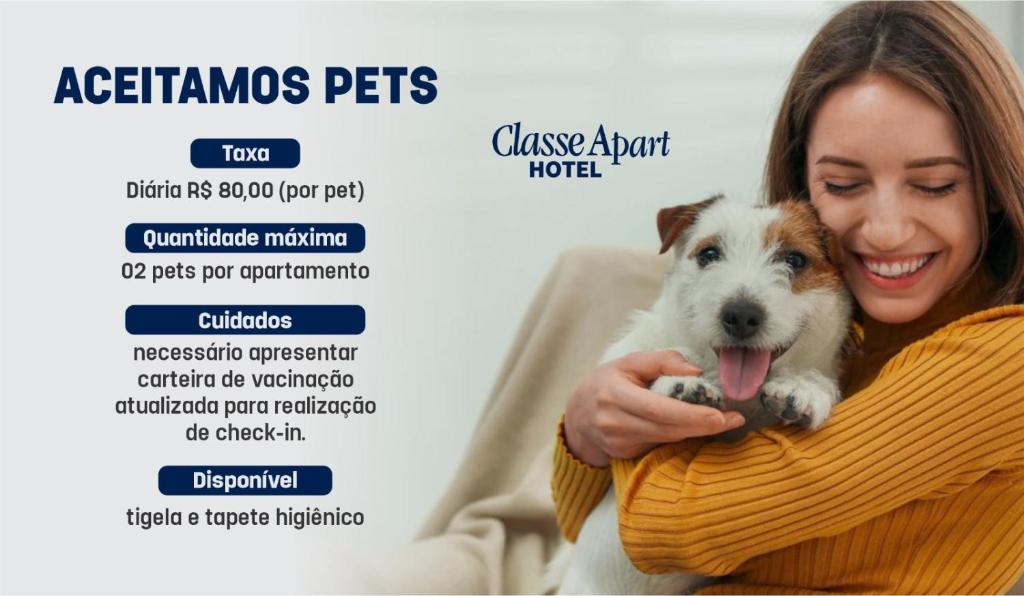 Domácí mazlíčci ubytovaní s hosty v ubytování Classe Apart Hotel