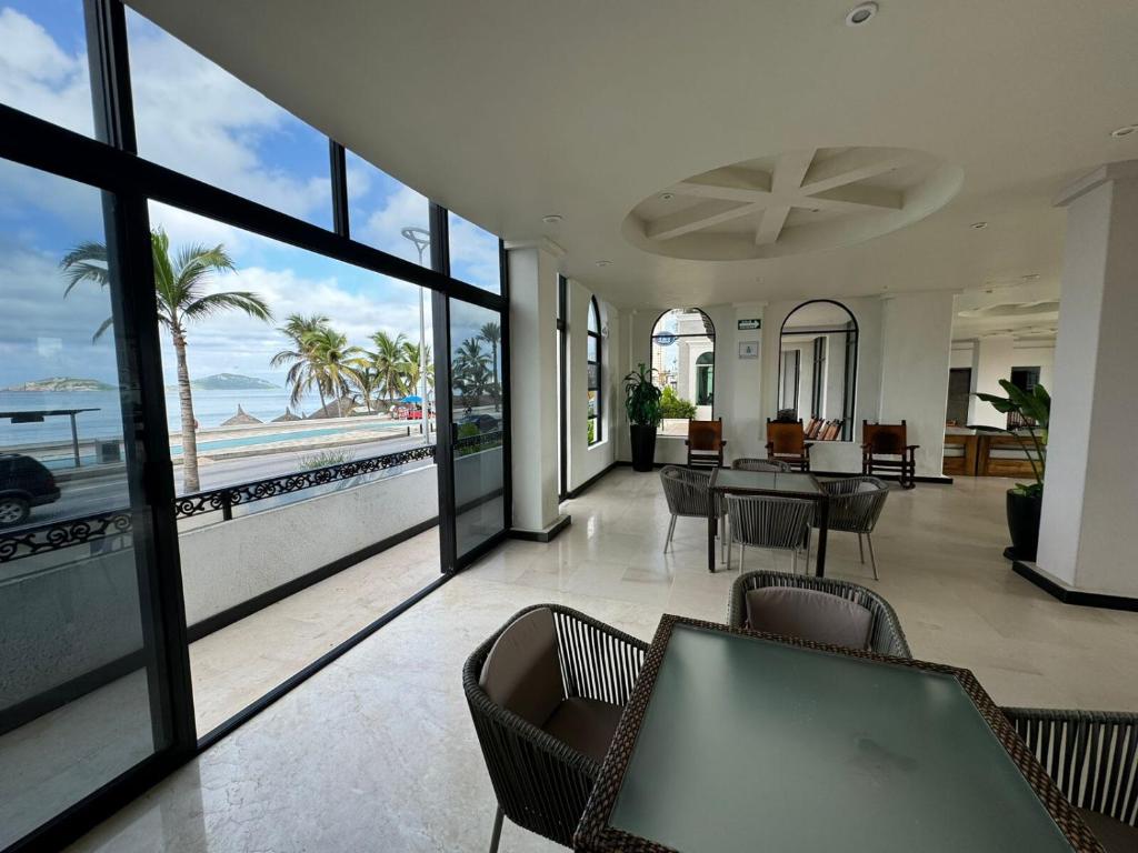 Zona de estar de Hacienda Mazatlán sea view