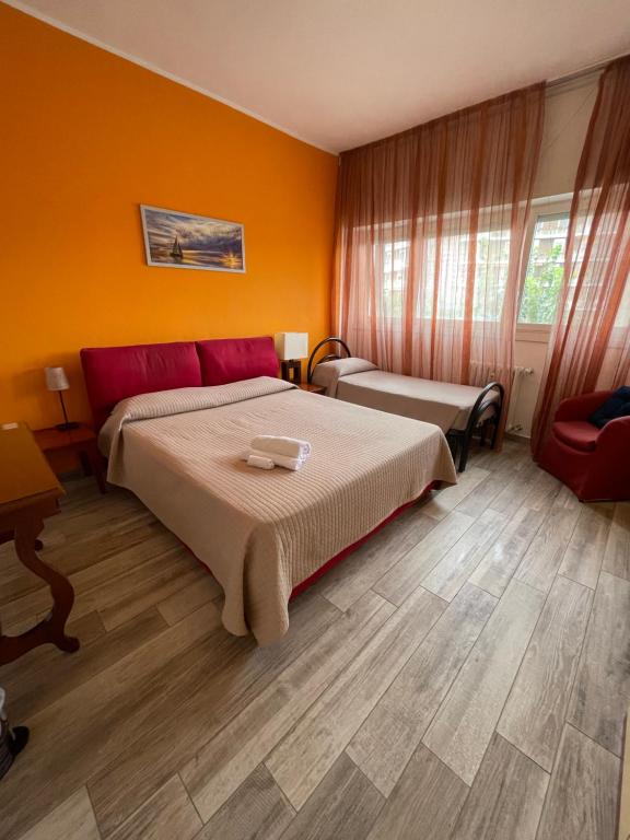 Postel nebo postele na pokoji v ubytování B&B Mary&Giuly