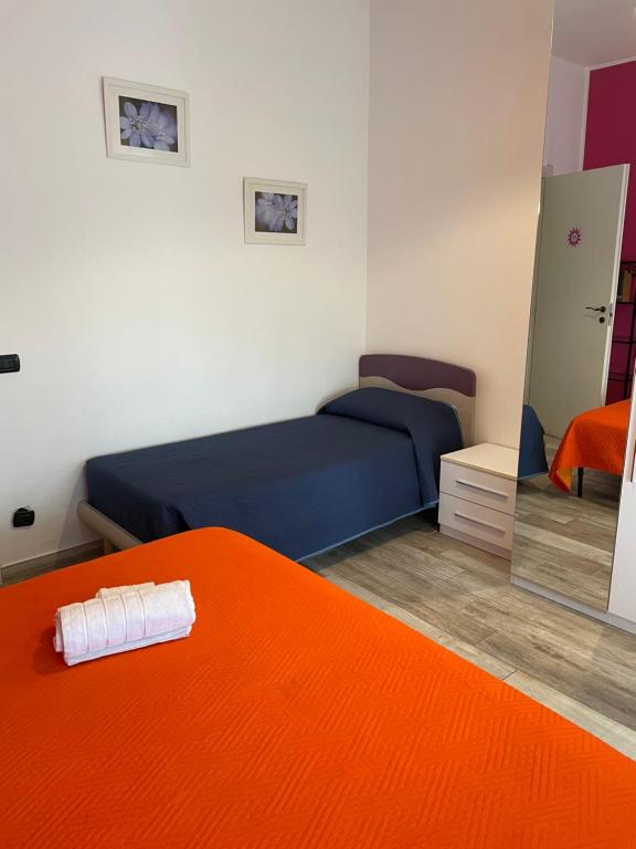 Postel nebo postele na pokoji v ubytování B&B Mary&Giuly