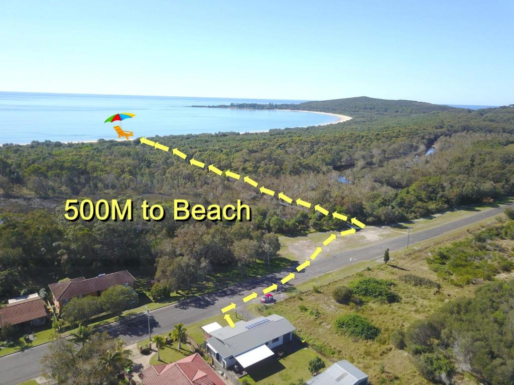 Naturlandskabet i nærheden af feriehuset