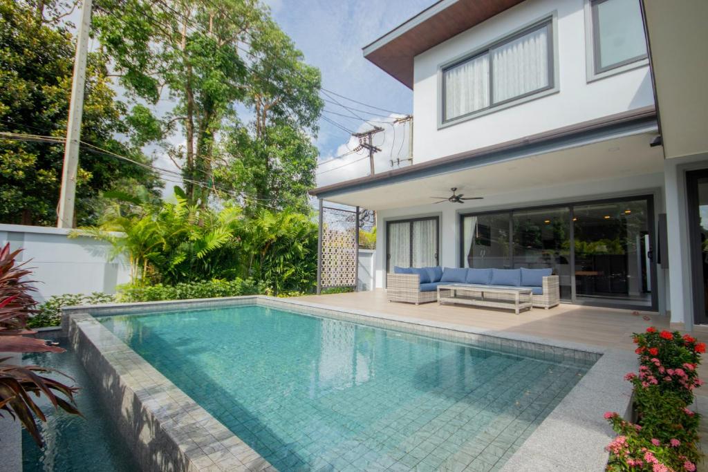 Bazén v ubytování Zensiri pool villa Koh Chang nebo v jeho okolí