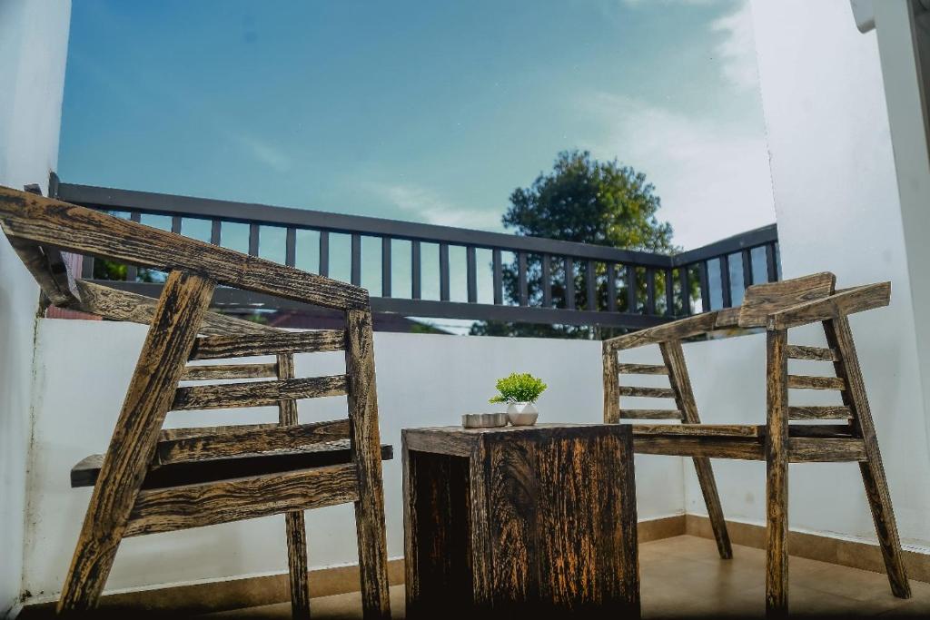 Balkón nebo terasa v ubytování Lucky Transit Hotel - Katunayake Airport