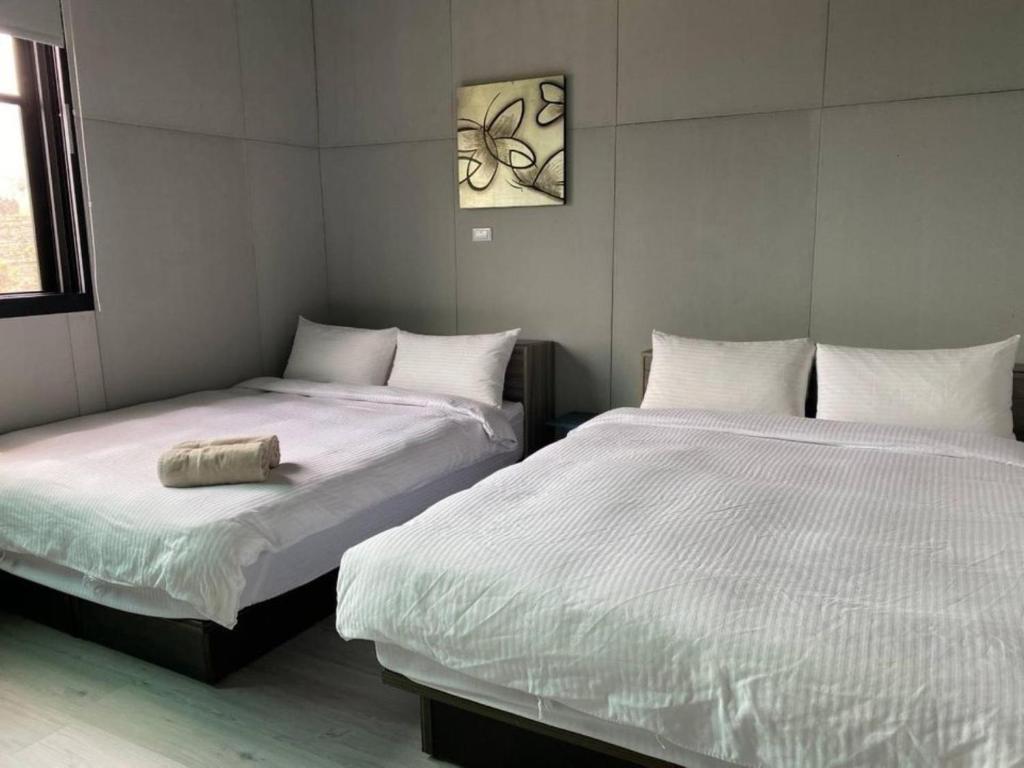 Postel nebo postele na pokoji v ubytování Evi Bnb