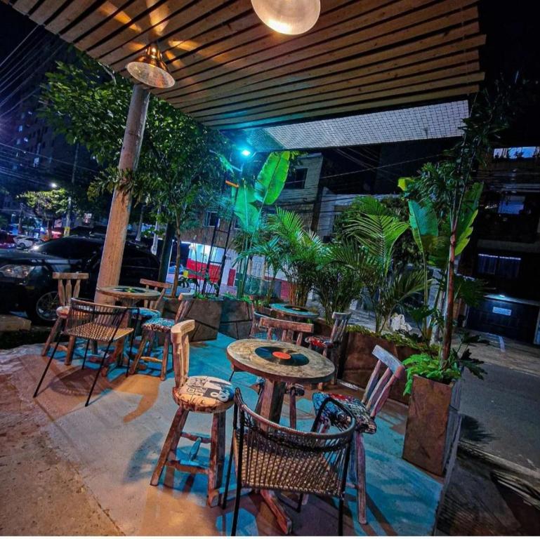 Restaurace v ubytování Urban Hostal Bar