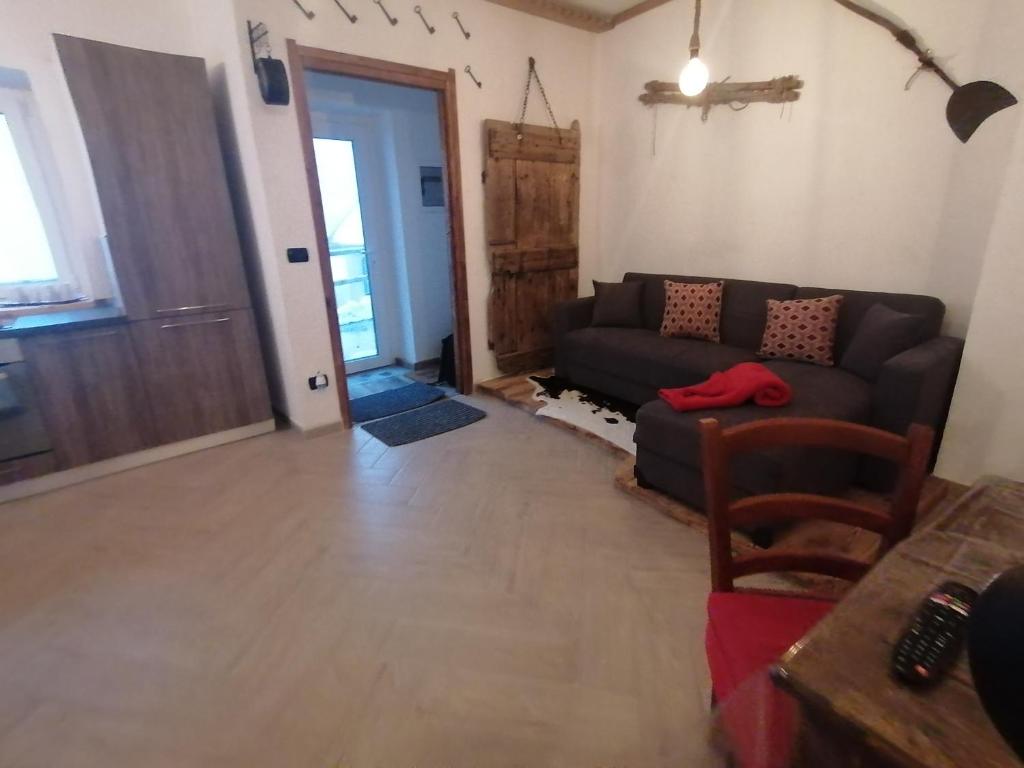 Posezení v ubytování Ca ad Me Pare Alloggio con terrazza panoramica solarium