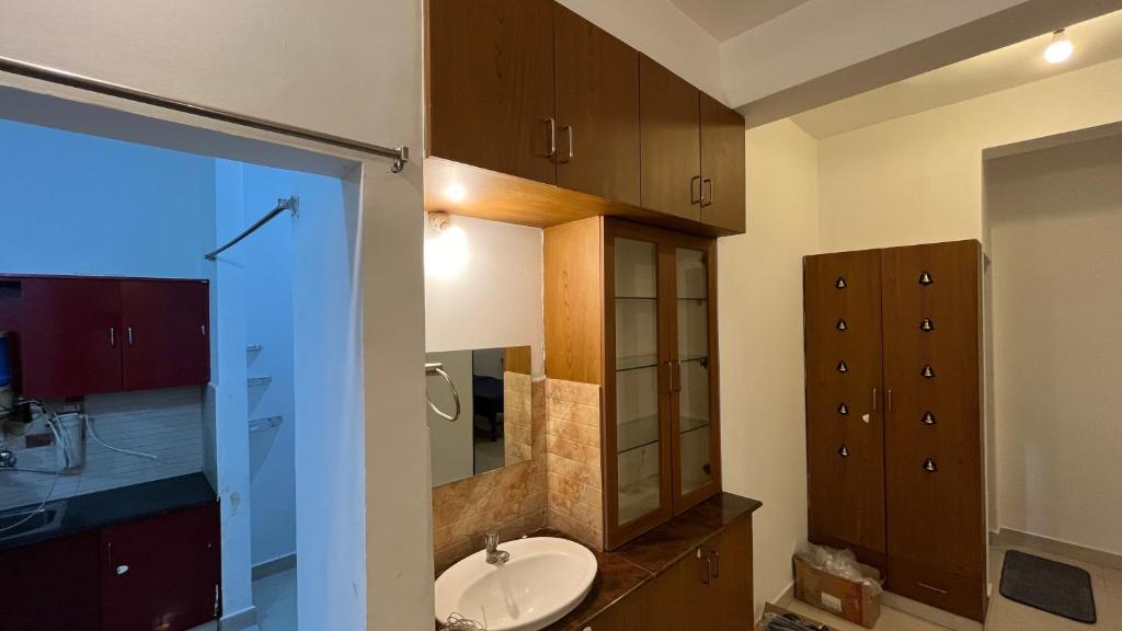 Koupelna v ubytování Home stay "wisdom way"