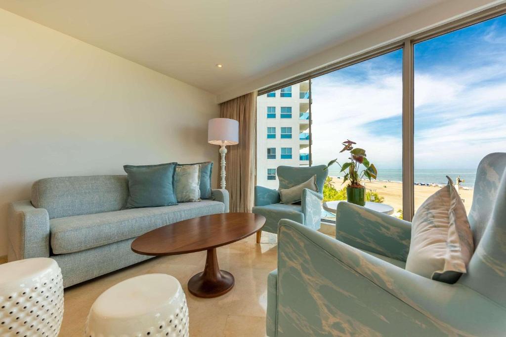 Posezení v ubytování Radisson Cartagena Ocean Pavillion Hotel