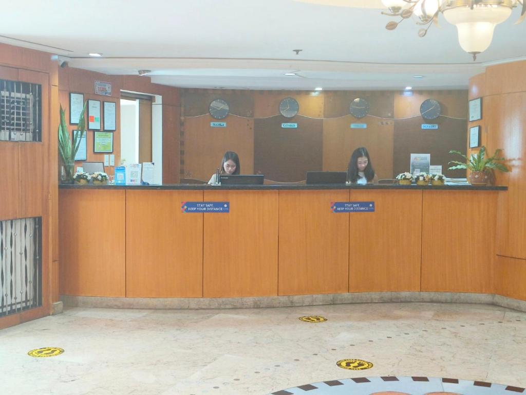 Vstupní hala nebo recepce v ubytování Pearl Manila Hotel
