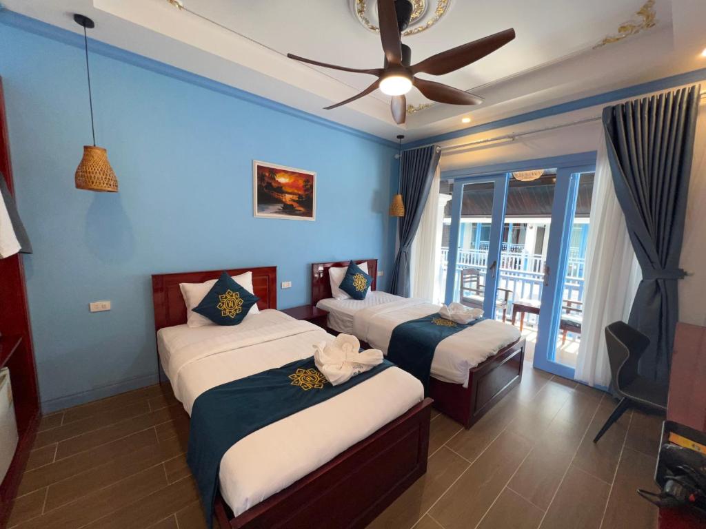 Sadakham Royal View Hotel 1 - Zweibettzimmer Mit Balkon