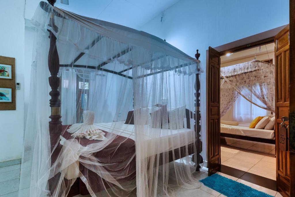 Postel nebo postele na pokoji v ubytování Villa 80