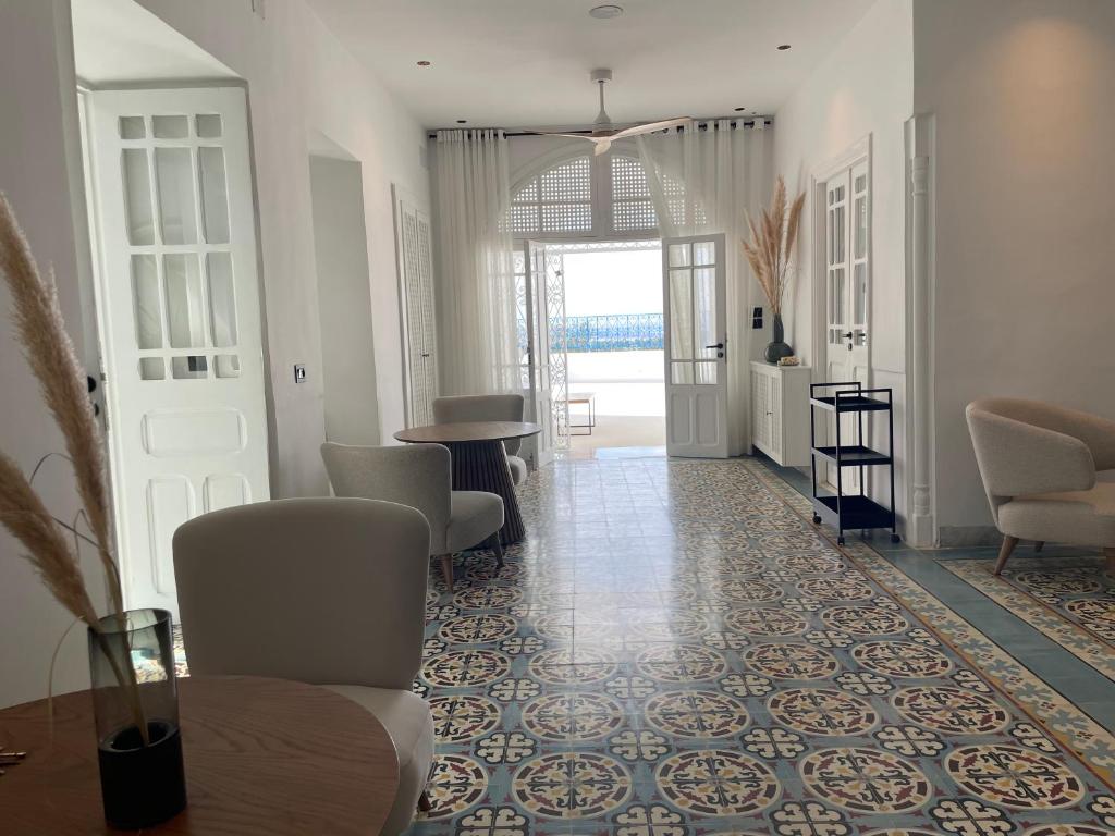 Istumisnurk majutusasutuses Dar Kbira - Sidi Bou Said