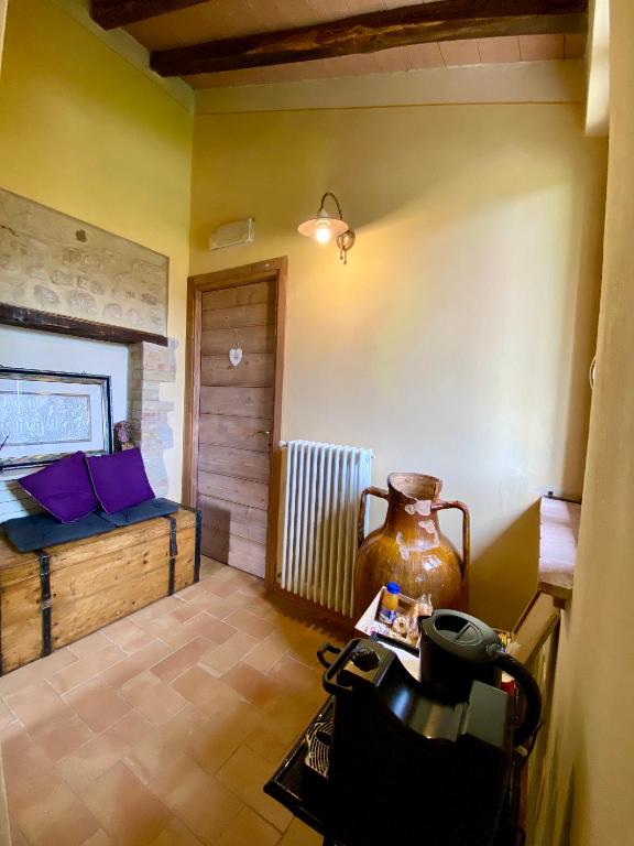 Postel nebo postele na pokoji v ubytování Chateaux de Pep
