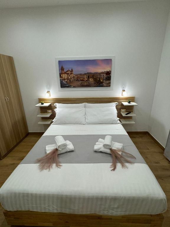Postel nebo postele na pokoji v ubytování B&B Central Station