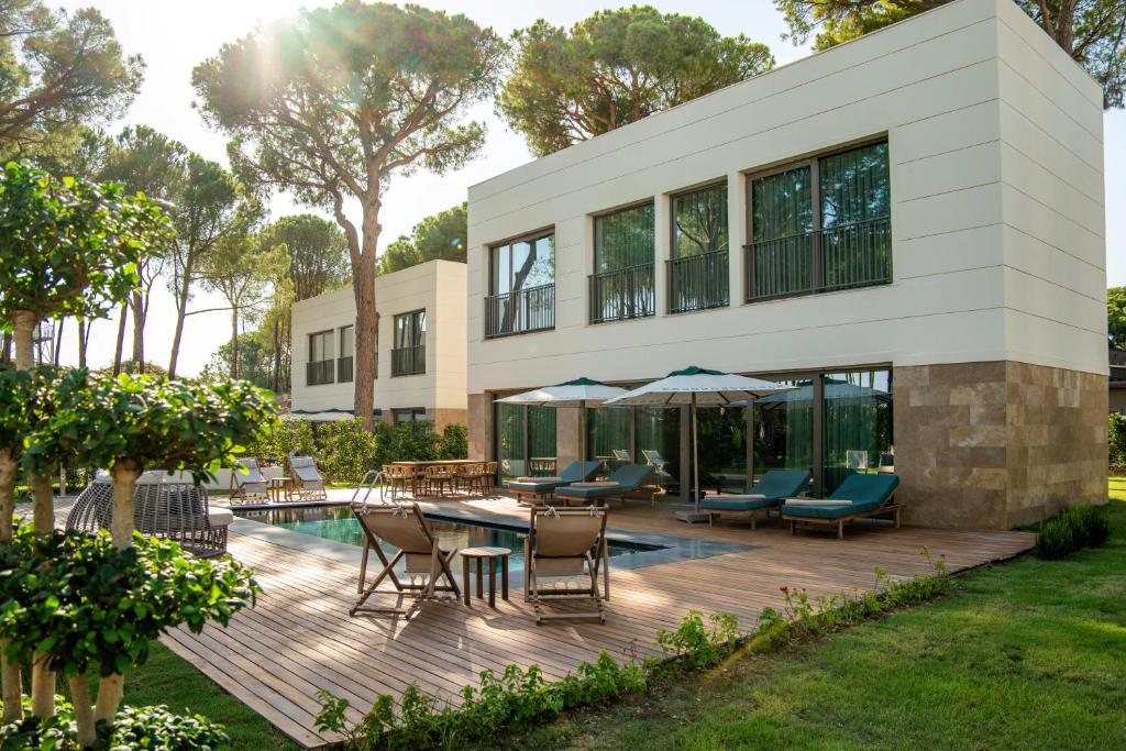 Zahrada ubytování Ethno Belek