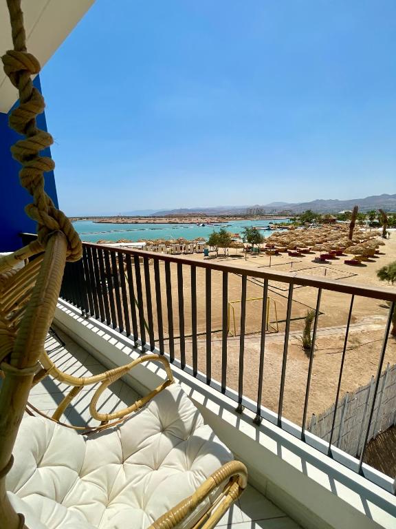 Balkón nebo terasa v ubytování Aladdin Chalet 13
