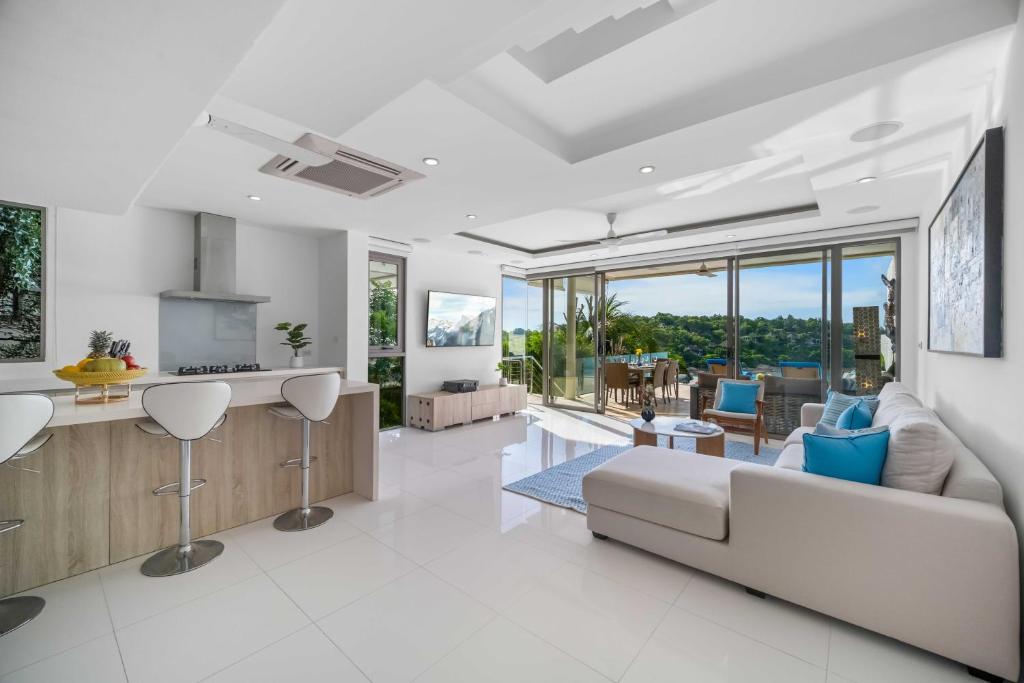 Posezení v ubytování Samui Bayside Luxury Villas