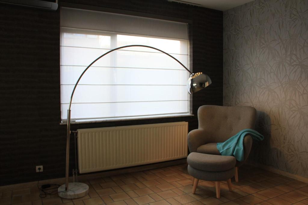 Posezení v ubytování Maison Spacieuse near Brussels