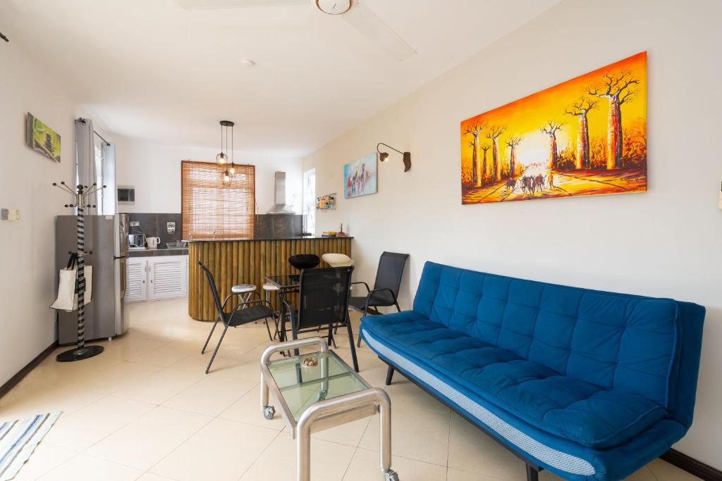 Kuchyň nebo kuchyňský kout v ubytování Twakila Sunset Suites