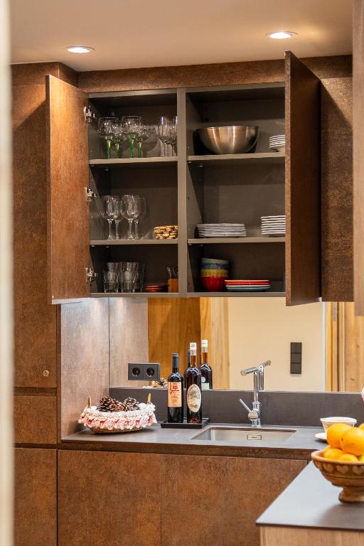 Kuchyň nebo kuchyňský kout v ubytování Apartamento Ruda - en Vielha