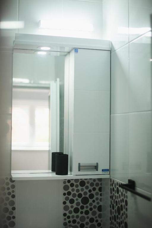 Koupelna v ubytování Apartmani Davidović