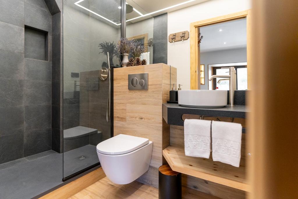 Koupelna v ubytování Apartamento Ruda - en Vielha