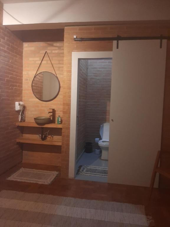 Antonietta Hospedagem e Eventos - Conforto em pleno mar de morros de Cunha - Triple Room With Private Bathroom