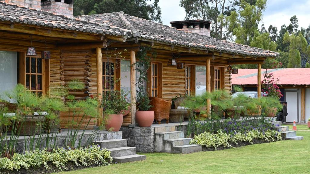 Zahrada ubytování Hosteria Cabañas Del Lago