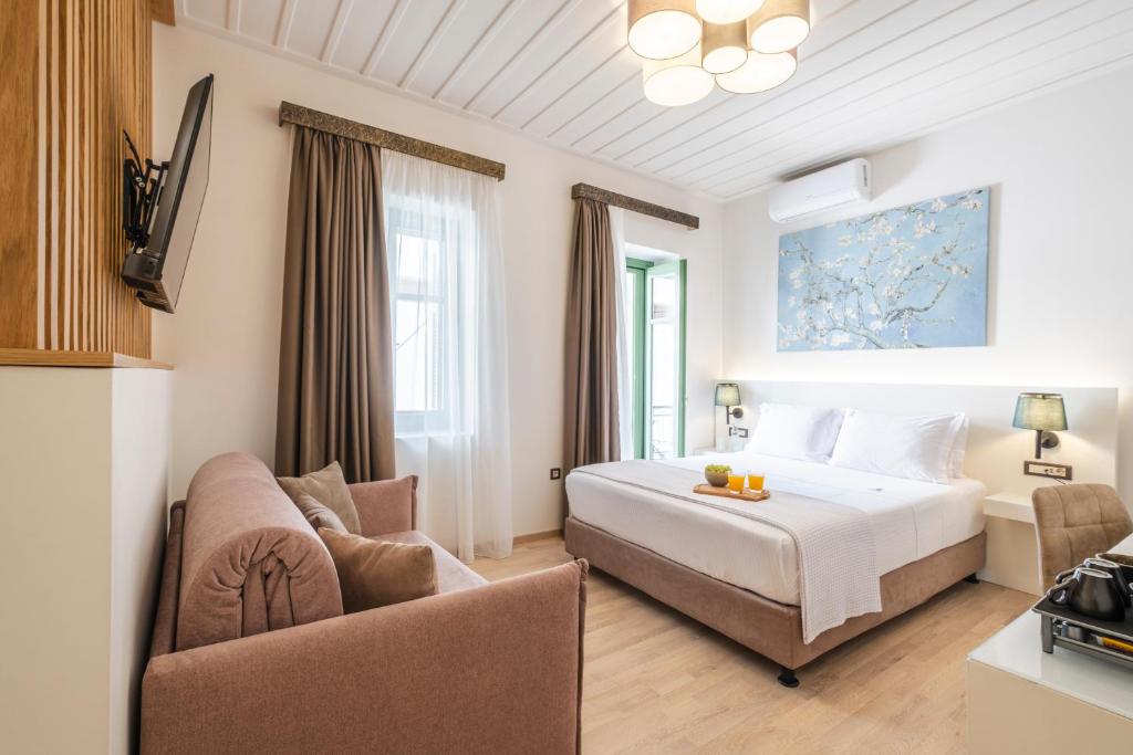 Postel nebo postele na pokoji v ubytování 45House