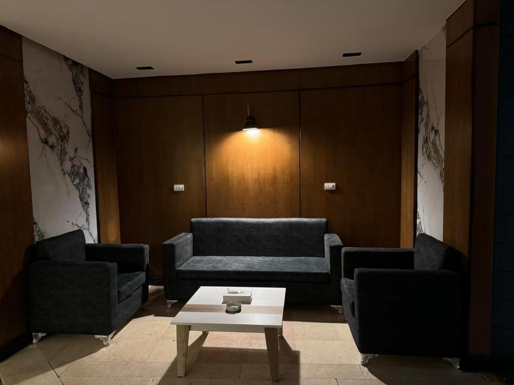 Posezení v ubytování nuba nile hotel