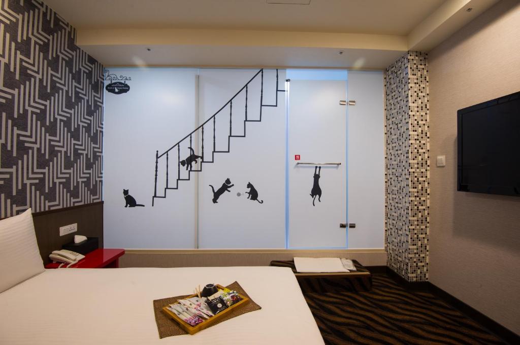 Postel nebo postele na pokoji v ubytování Hotel 6 - ZhongHua