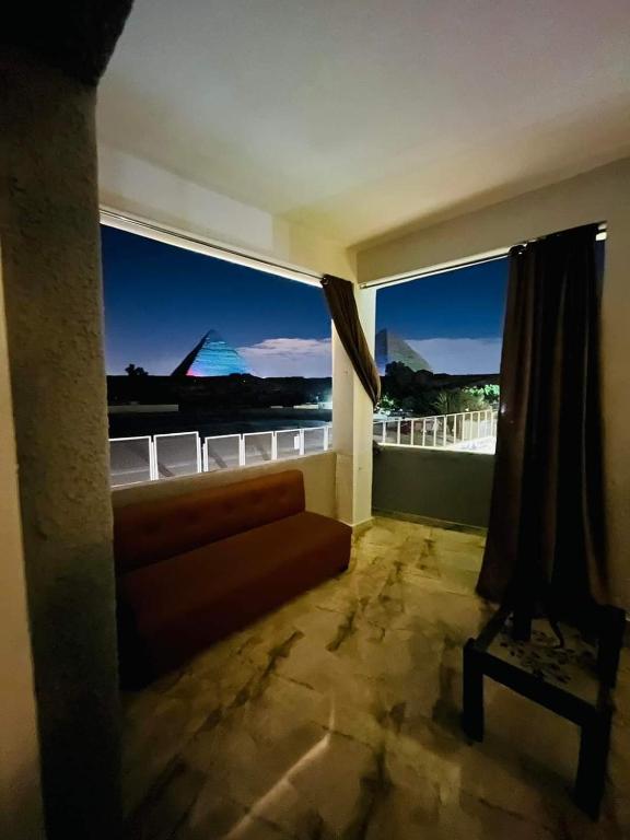 Balkón nebo terasa v ubytování wadi El Muloak house