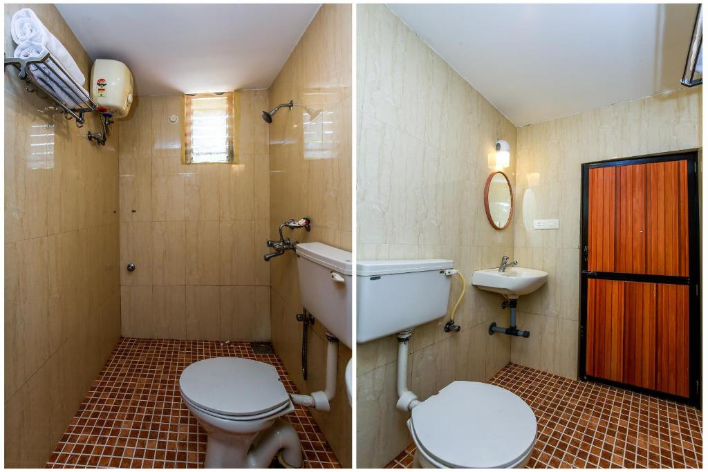 Koupelna v ubytování Hotel O 4 Pillar's Near Immaculate Conception Church