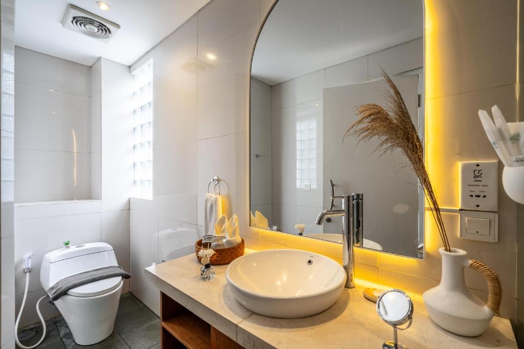 Koupelna v ubytování AQ-VA Hotel & Villas Seminyak