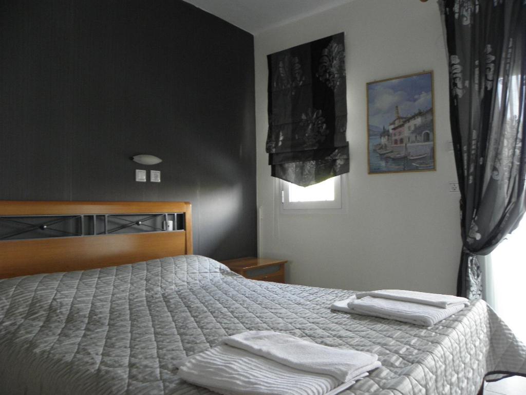 Postel nebo postele na pokoji v ubytování Badis Haus