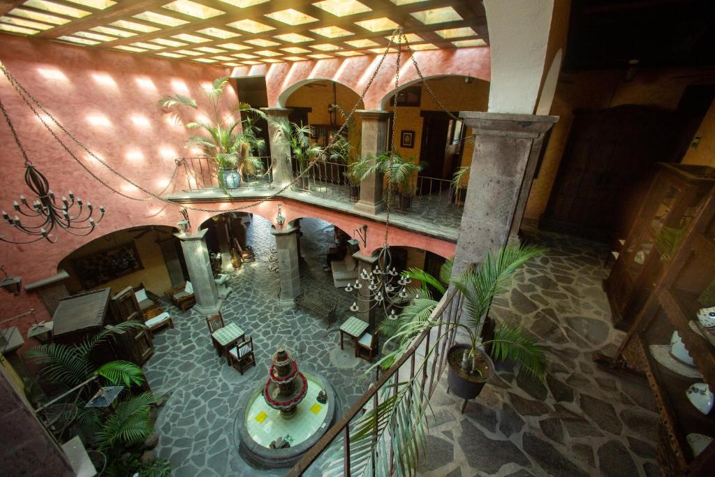 Restaurace v ubytování Hotel Boutique Posada De Las Flores Loreto