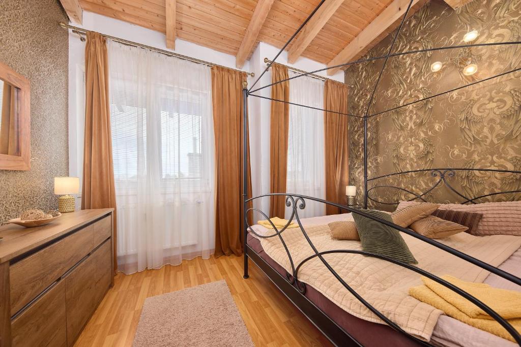 Ένα ή περισσότερα κρεβάτια σε δωμάτιο στο Dream apartment