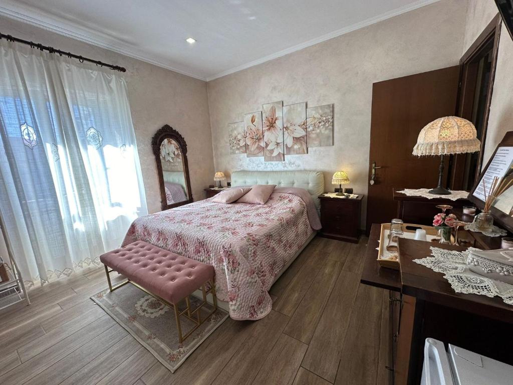 Postel nebo postele na pokoji v ubytování B&B Corvara