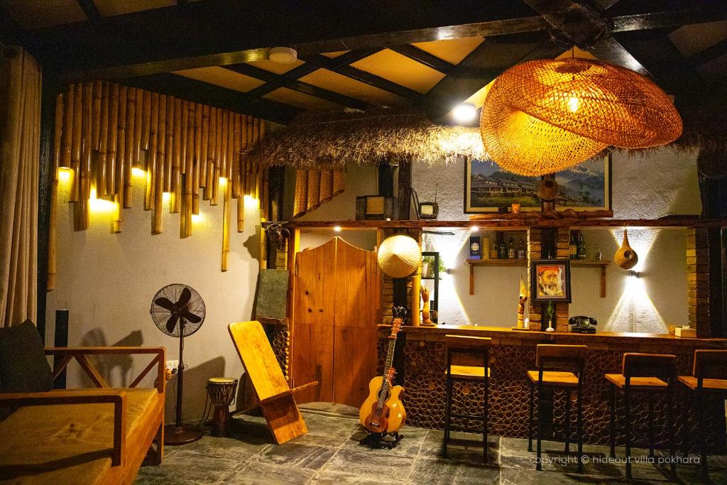 Nápoje v ubytování The Hideout Villa Pokhara