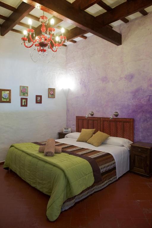 Postel nebo postele na pokoji v ubytování Agroturismo Matxani Gran