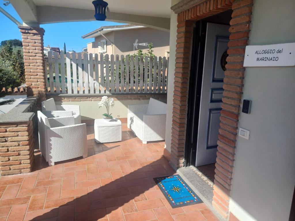 Balkón alebo terasa v ubytovaní Alloggi Turistici con Piscina Palestra Jacuzzi Sauna - All Inclusive