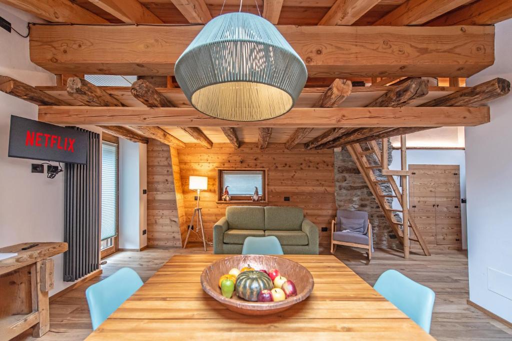 Posezení v ubytování Chalet 181 - Aosta Valley Mountain Stay