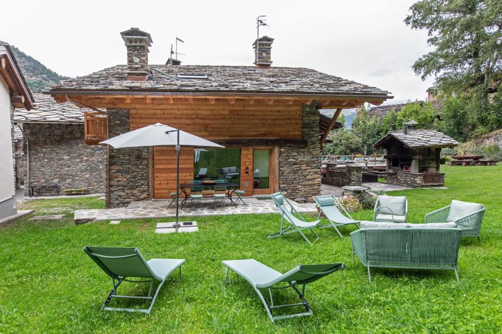 Zahrada ubytování Chalet 181 - Aosta Valley Mountain Stay