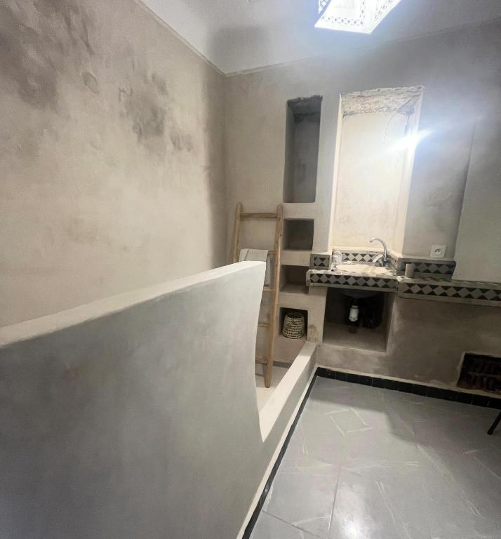 Kuchyň nebo kuchyňský kout v ubytování Riad 5 sens
