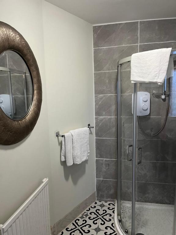 Koupelna v ubytování Overdale Motel