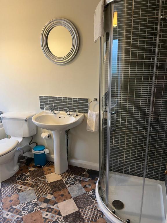 Koupelna v ubytování Overdale Motel