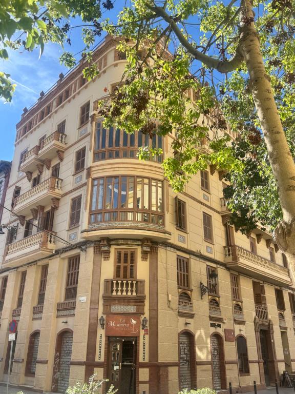 Bygningen som den private indkvartering ligger i